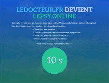 Tablet Screenshot of ledocteur.fr